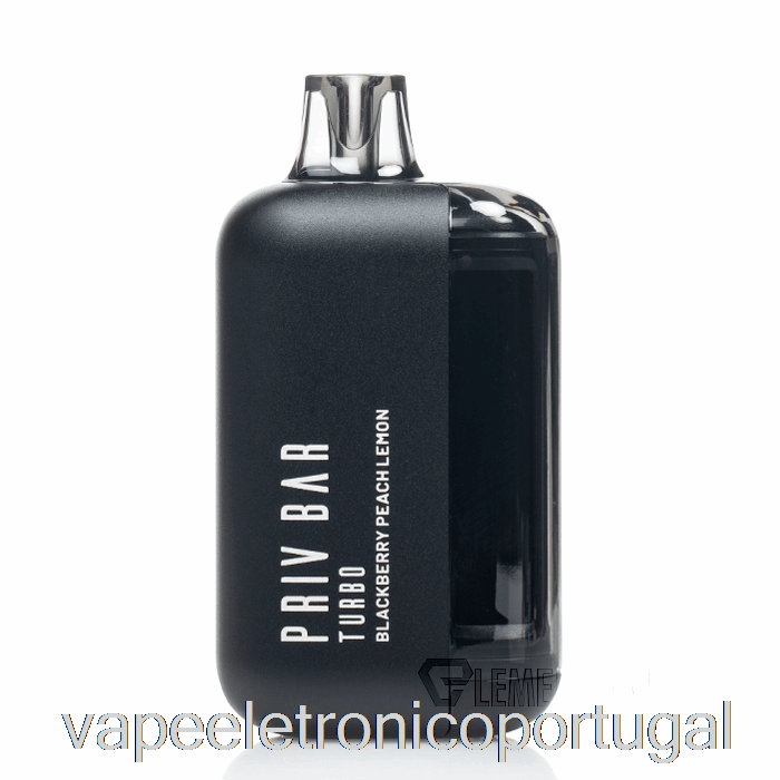Vape Eletrônico Smok Priv Bar Turbo 15k Descartável Blackberry Pêssego Limão